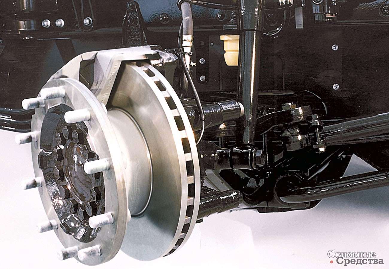 Грузовые автомобили с дисковыми тормозами