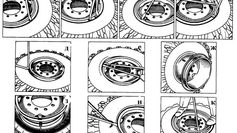 Ремонт шин КАМАЗ