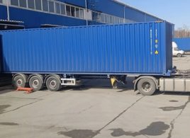 Обслуживание и подготовка полуприцепа-контейнеровоза к дальним рейсам
